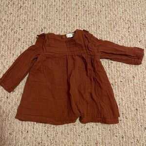 Long sleeve shirt dress